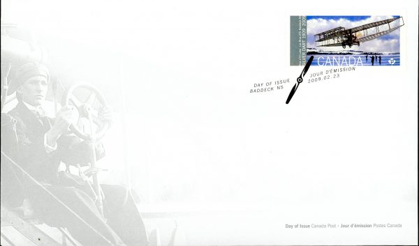 Canada FDC#2317 - Silver Dart's maiden flight (2009) (P)