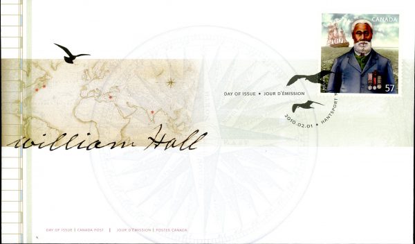 Canada FDC#2369 - William Hall V.C. (circa 1825-1904) (2010) 57¢