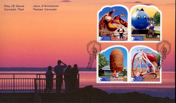 Canada FDC#2485 - Roadside Attractions - 3 (2011) 4 x (P) Booklet pane of 4