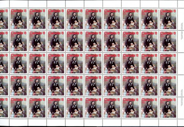 Canada Stamp SHEET#660 - Marguerite Bourgeoys (1975) 8¢