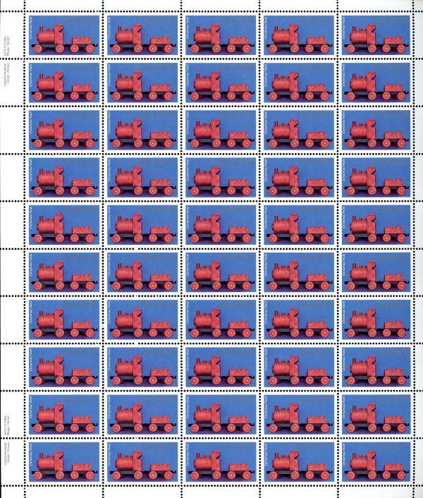 Canada Stamp SHEET#839 - Wooden Train (1979) 15¢