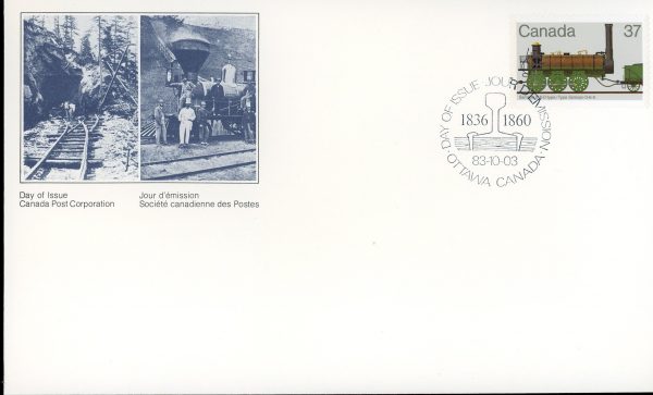 Canada FDC#1001 - Samson 0-6-0 type (1983) 37¢