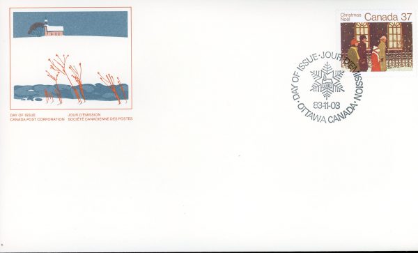 Canada FDC#1005 - Family going to Church (1983) 37¢