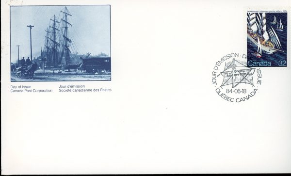 Canada FDC#1012 - Tall Ships Regatta (1984) 32¢