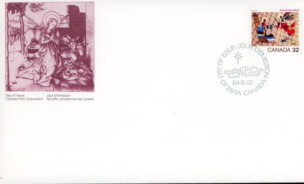 Canada FDC#1040 - L'Annonciation (1984) 32¢