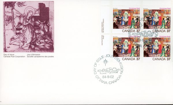 Canada FDC--PB#1041 - The Three Kings (1984) 37¢