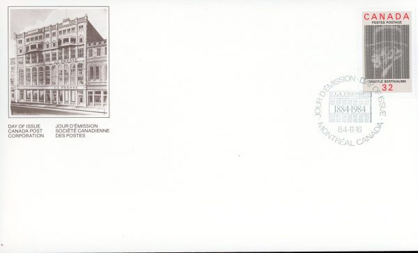 Canada FDC#1044 - Trefflé Berthiaume (1984) 32¢