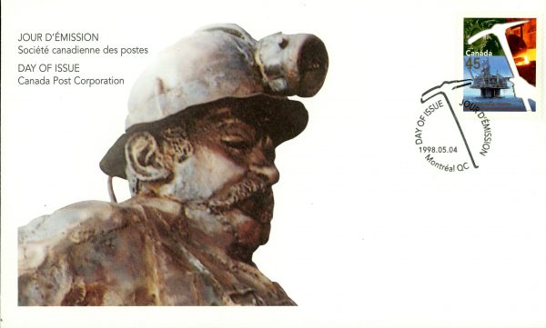 Canada FDC#1721 - Oil rig (1998) 45¢