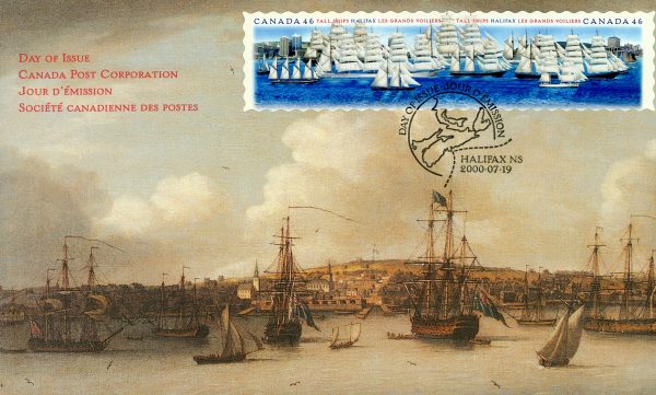 Canada FDC#1865a - Tall Ships (2000) 2 x 46¢ Se-tenant pair (1864, 1865)