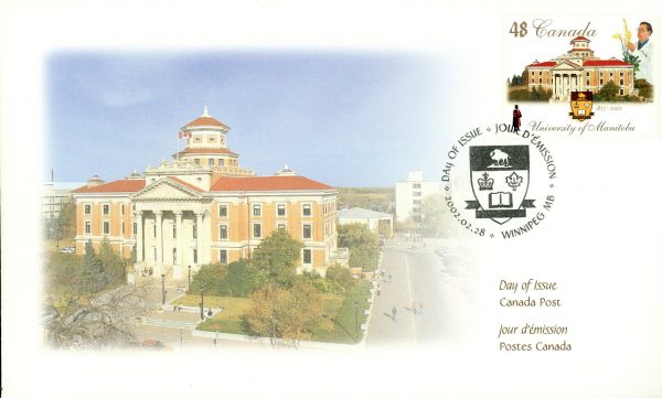 Canada FDC#1941 - University of Manitoba (2002) 48¢