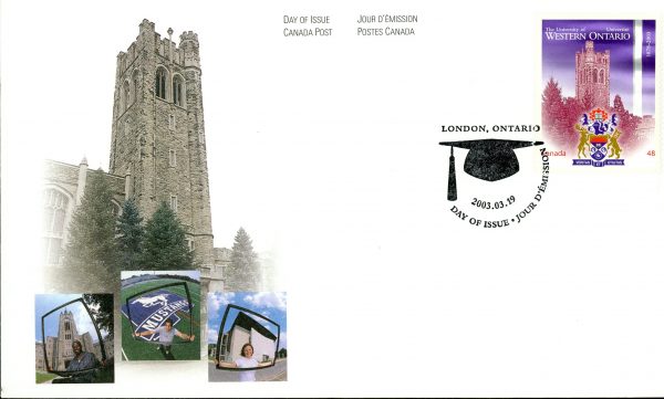 Canada FDC#1974 - University of Western Ontario (2003) 48¢