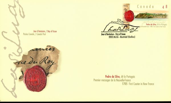 Canada FDC#1988 - A General View of Quebec, from Point Levy (2003) 48¢