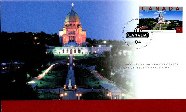 Canada FDC#2020 - St. Joseph's Oratory, Quebec (2004) 49¢