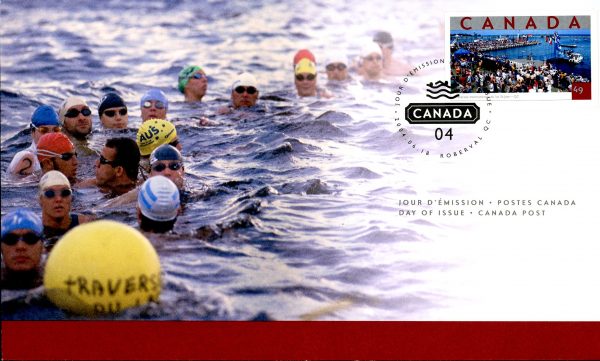 Canada FDC#2022 - Traversée Internationale du Lac St-Jean (2004) 49¢