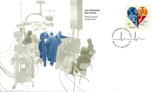 Canada FDC#2056 - Montreal Heart Institute (2004) 49¢