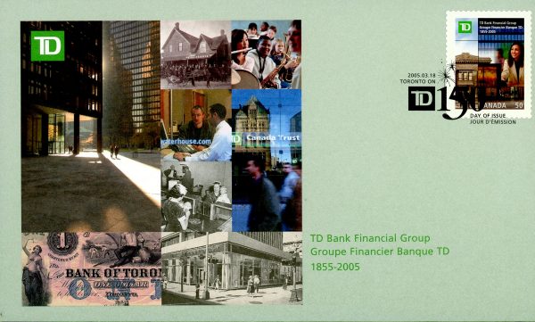 Canada FDC#2094 - TD Bank (2005) 50¢