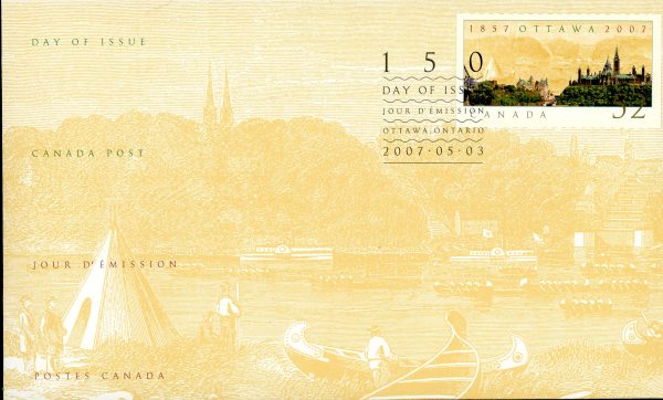 Canada FDC#2214 - Ottawa, Capital Sesquicentennial (2007) 52¢