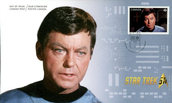 Canada FDC#2921 - Dr. Leonard "Bones" McCoy (2016) P (85¢)