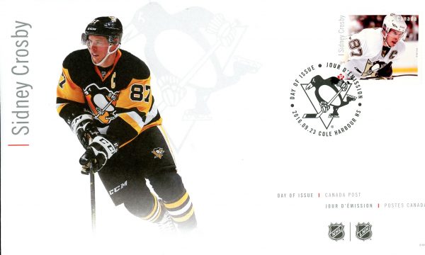 Canada FDC#2942 - Sidney Crosby (2016) P (85¢)