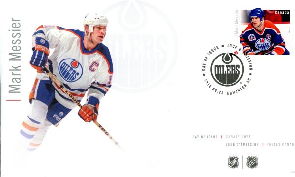 Canada FDC#2946 - Mark Messier (2016) P (85¢)