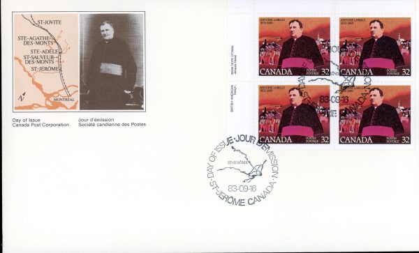 Canada FDC--PB#998 - Antoine Labelle (1983) 32¢