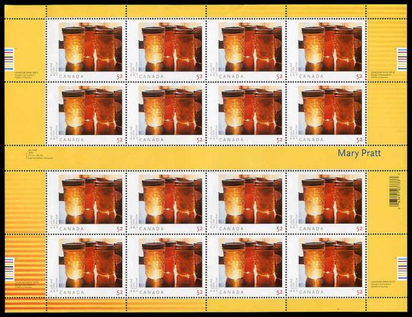 Canada Stamp SHEET#2211 - Jelly Shelf (2007) 52¢