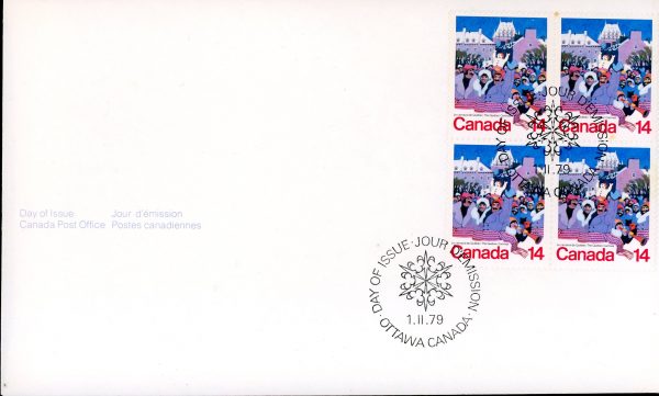 Canada FDC PB#780 - Winter Carnival Scene (1979) 14¢