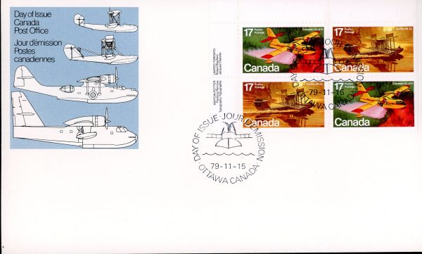 Canada OFDC PB#844a - Aircraft-Flying Boats (1979)