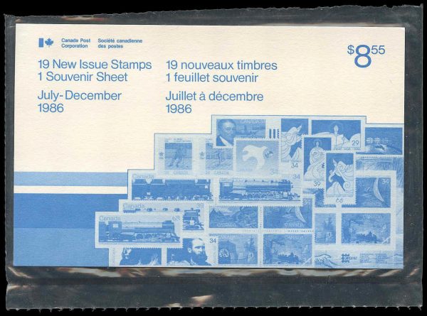 Canada STAMPS Semi-Annual Pack 1986/02