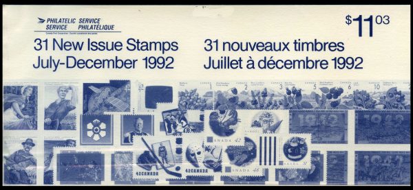 Canada STAMPS Semi-Annual Pack 1992/02