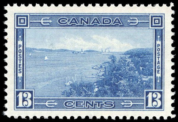 Canada Stamp #242 - Halifax Harbour (1938) 13¢ -MNH