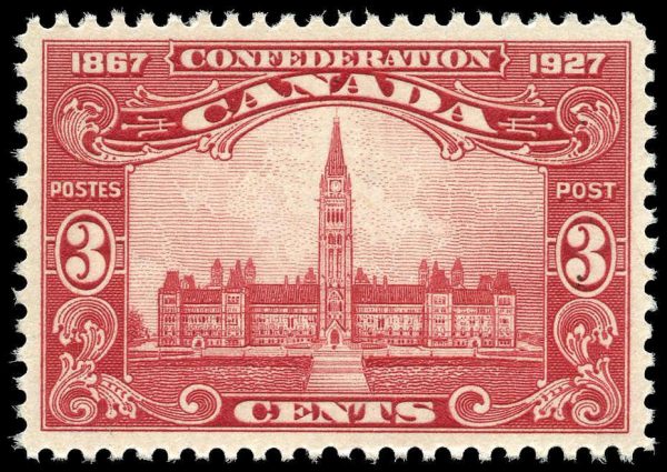 Canada Stamp #143 - Parliament Buildings (1927) 3¢