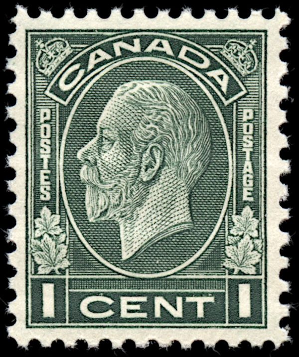 Canada Stamp #195 - King George V (1932) 1¢ Rotary Press