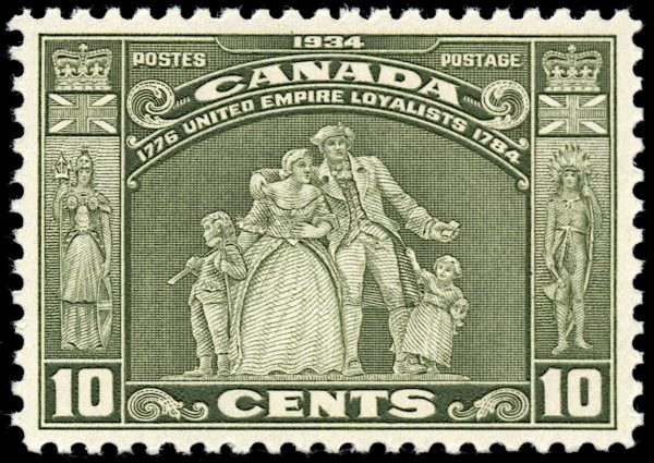 Canada Stamp #209 - Loyalists Statue (1934) 10¢