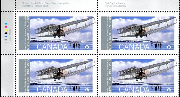 Canada Stamp PB#2317 - Silver Dart's maiden flight (2009) (P)