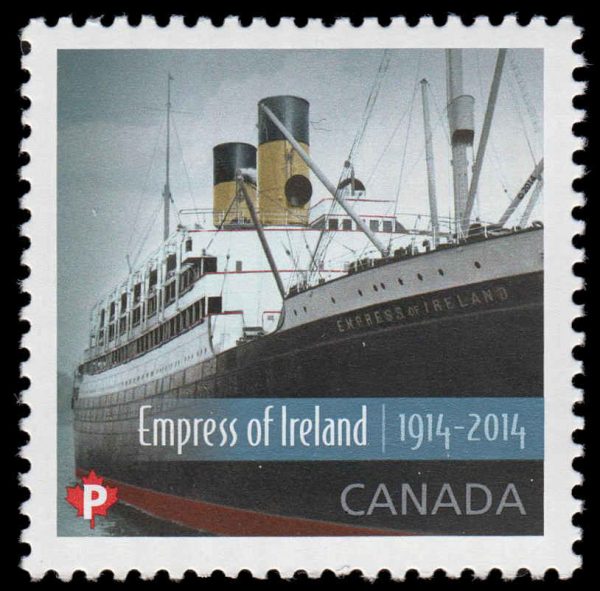 Canada Stamp #2745 - RMS Empress of Ireland (2014) P (85¢)