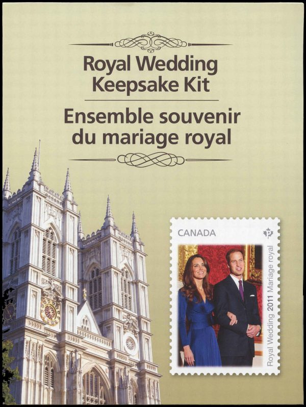 Canada Post - Thematic Collection #167 - Royal Wedding Keepsake Kit (2011)