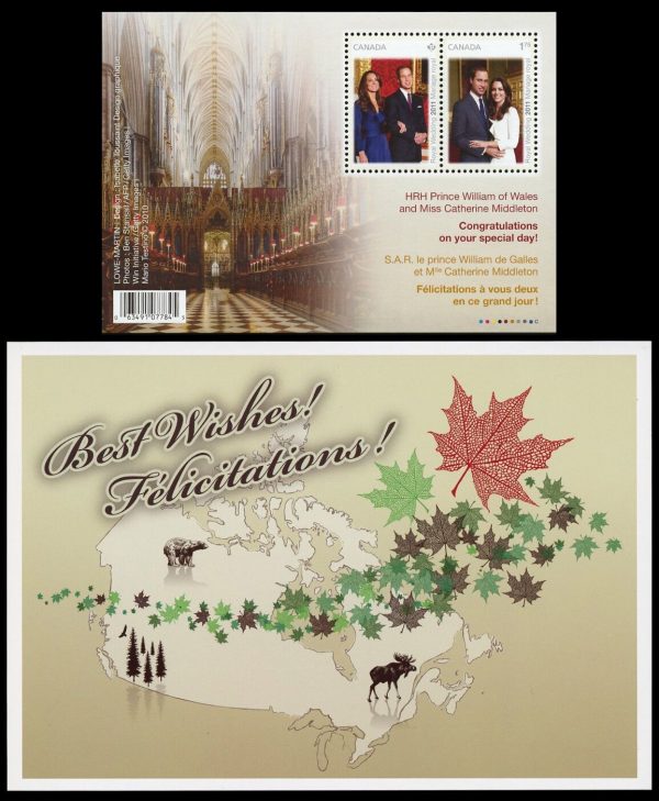 Canada Post - Thematic Collection #167 - Royal Wedding Keepsake Kit (2011) - Image 2