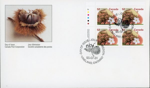 Canada FDC#1366 - Gravenstein Apple (1995) 52¢