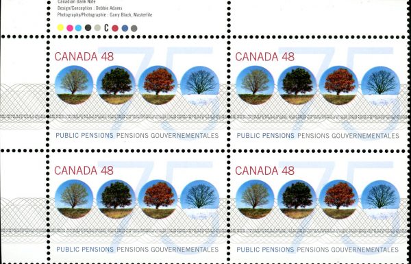 Canada PB#1959 - A tree depicted in 4 seasons (2002) 48¢ PB