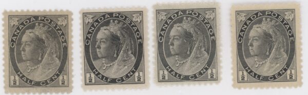 Canada Stamp #74 - Queen Victoria (1898) ½¢ -VF-NH