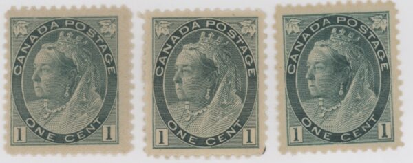 Canada Stamp #75 - Queen Victoria (1898) 1¢ -VF-MH