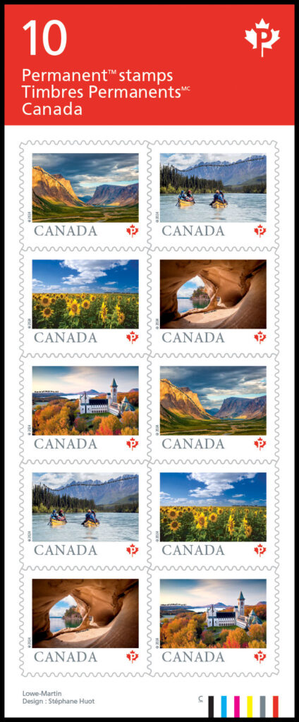 Canada Stamp #3442a - From Far and Wide (2024) $9.90 Booklet pane of 10 stamps