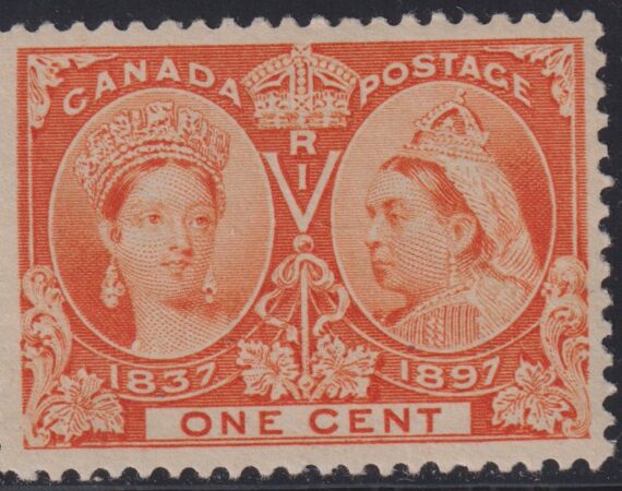 Canada Stamp #51 - Queen Victoria Jubilee (1897) 1¢ VF-MH