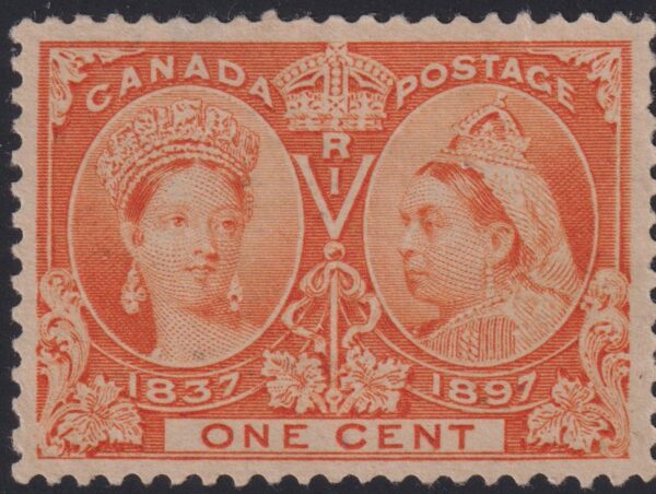 Canada Stamp #51 - Queen Victoria Jubilee (1897) 1¢ (VF-U)