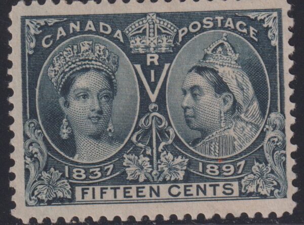 Canada Stamp #58 - Queen Victoria Jubilee (1897) 15¢ (FVF-U)