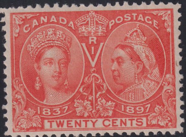 Canada Stamp #59 - Queen Victoria Jubilee (1897) 20¢ VF-MLH