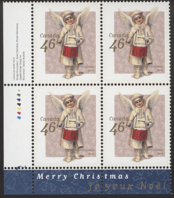 Canada Stamp PB#1815 - Angel with drum (1999) 46¢