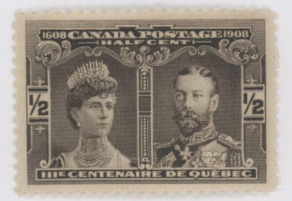 Canada Stamp #96 - Prince & Princess of Wales (1908) ½¢ (vf) (ID11)