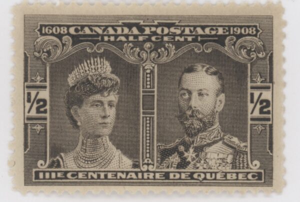 Canada Stamp #96 - Prince & Princess of Wales (1908) ½¢ (vf) (ID12)